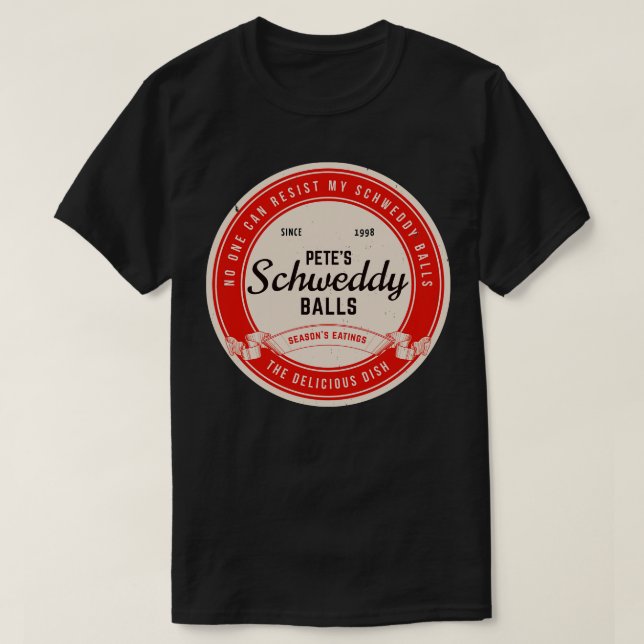 Petes Schweddy Balls vintage T-Shirt (Design Front)