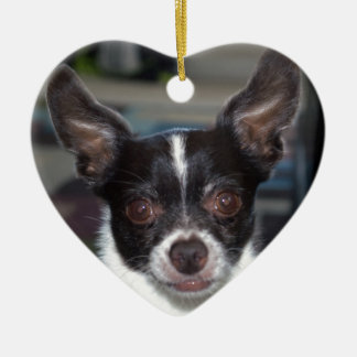 Petey the Chihuahua Ceramic Ornament