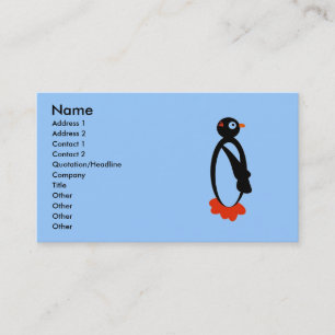 peteypenguinsmall, Name, Address 1, Address 2, ... Business Card