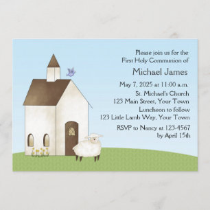 Petit agneau, église, invitation à la communion