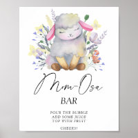 Petit agneau - Mon-osa bar Poster