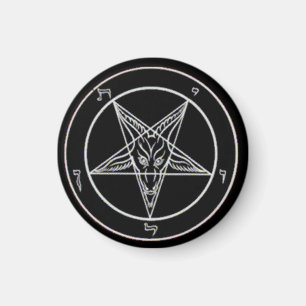 Petit aimant noir de Baphomet