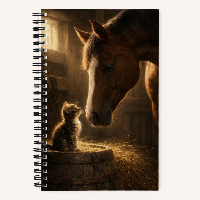 Petit Ami | Cheval & Chat | Cahier (Recto)