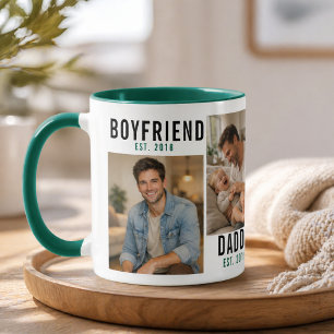 Petit ami Mari Papa Mug   Fête des Pères Personnal