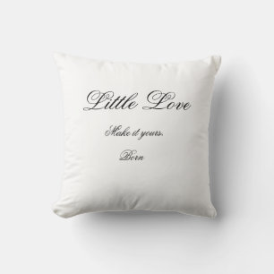 Petit Amour Coussin de Nursery Minimaliste pour