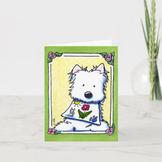 Petit artiste Westie