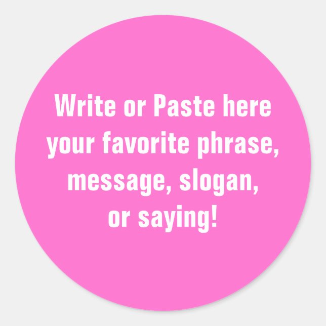 Petit Autocollant (3 Pouces) (Devant)