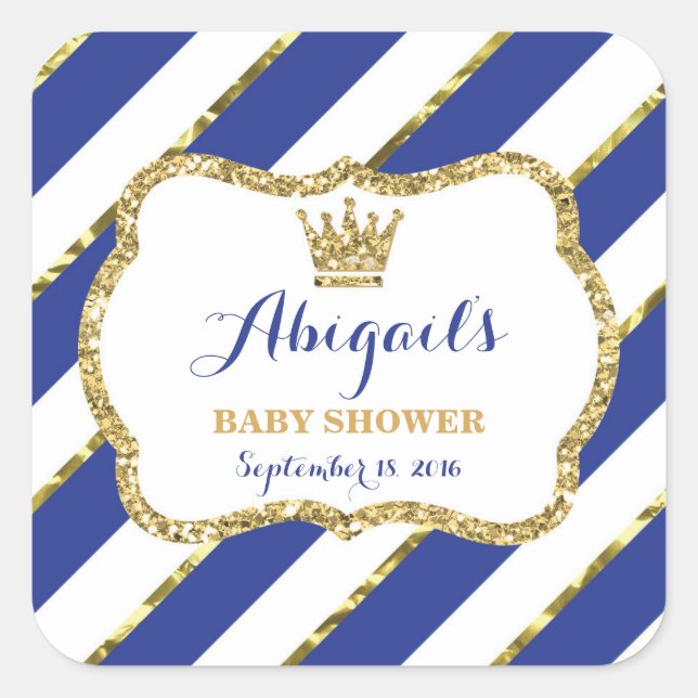 Petit Autocollant Prince, Parties scintillant Roya (Devant)