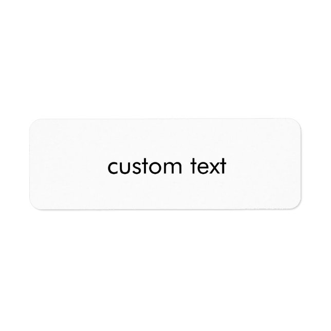 petit autocollant texte personnalisé (Devant)