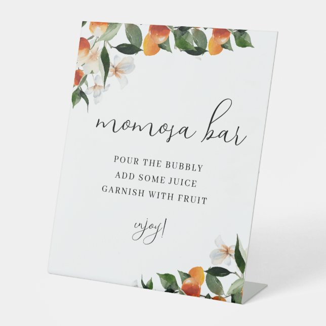 petit baby shower fleuri cutie momosa signe de bar (Recto)