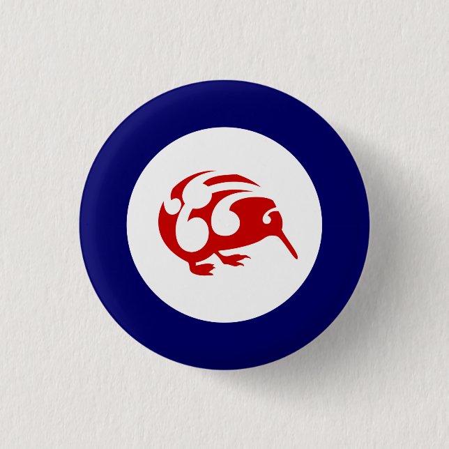 Petit badge Brown KIWI (Devant)
