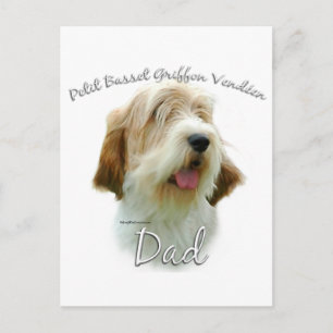 Petit Basset Griffon Vend�en Dad 2 Postcard