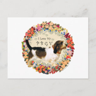 Petit Basset Griffon Vendeen LOVE Postcard
