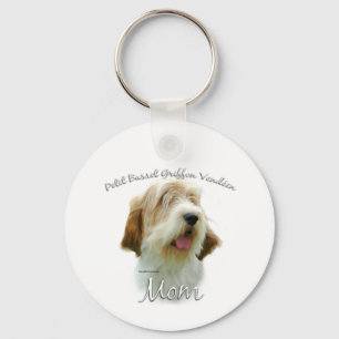Petit Basset Griffon Vendeen Mom 2 Keychain