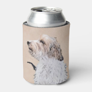 Petit Basset Griffon Vendéen Painting - Dog Art Can Cooler
