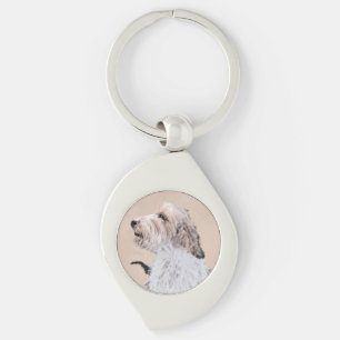 Petit Basset Griffon Vendéen Painting - Dog Art Keychain