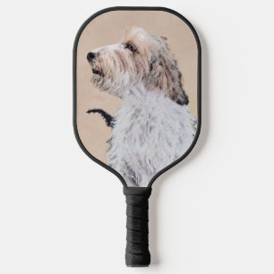 Petit Basset Griffon Vendéen Painting - Dog Art Pickleball Paddle