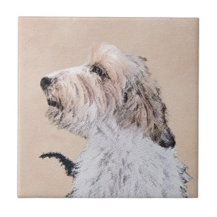 Petit Basset Griffon Vendéen Painting - Dog Art Tile