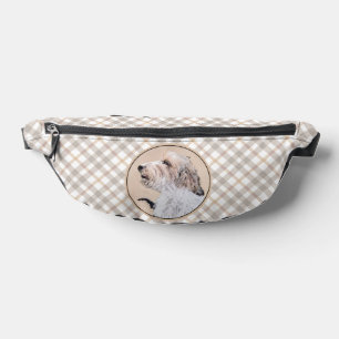 Petit Basset Griffon Vendéen Painting PBGV Dog Art Fanny Pack