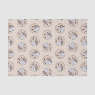 Petit Basset Griffon Vendéen Painting PBGV Dog Art Tissue Paper