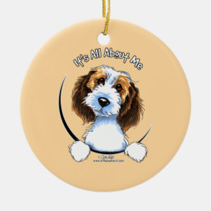 Petit Basset Griffon Vendeen PBGV IAAM Ceramic Ornament