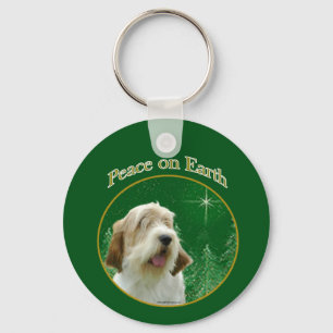 Petit Basset Griffon Vendeen Peace Keychain