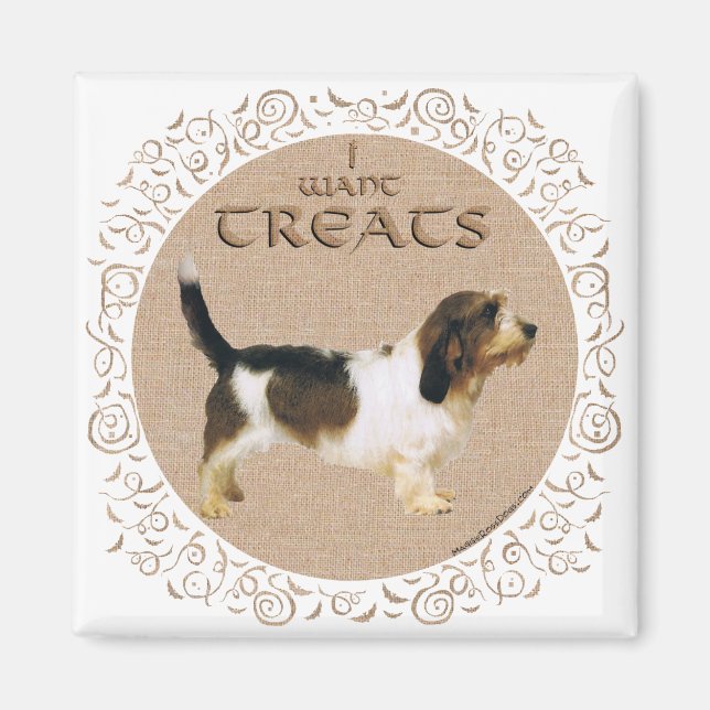 Petit Basset Griffon Vendeen Treats Magnet (Front)