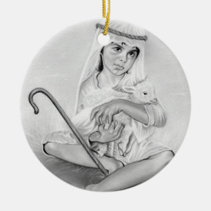 Petit Berger Garçon Ornement de Noël
