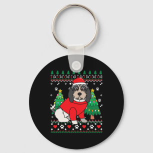 Petit Bet Griffon Vendeen Christmas Ornament Tree Keychain