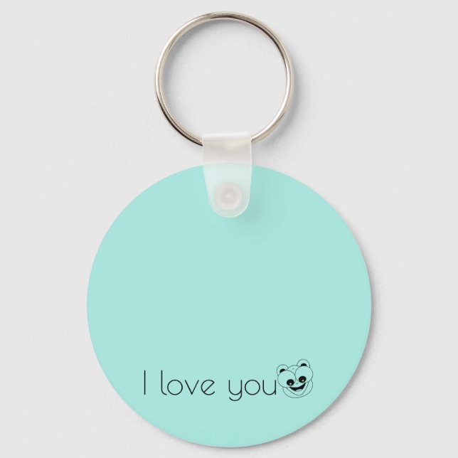 Petit bonhomme rigolo Post-it® Keychain (Front)