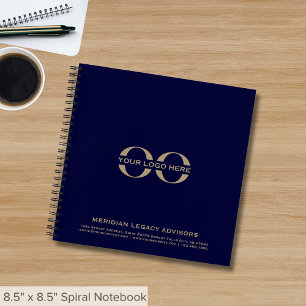 Petit cahier carré avec logo personnalisé