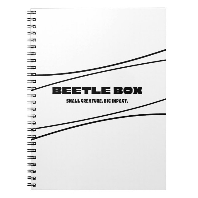 Petit cahier de créature. Gros impact (Devant)