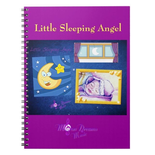 Petit Carnet Ange Dormir (Devant)