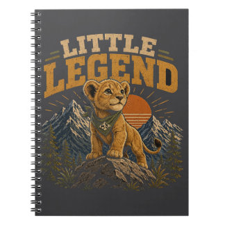 Petit Carnet de Notes Spirale Esthétique Lionceau