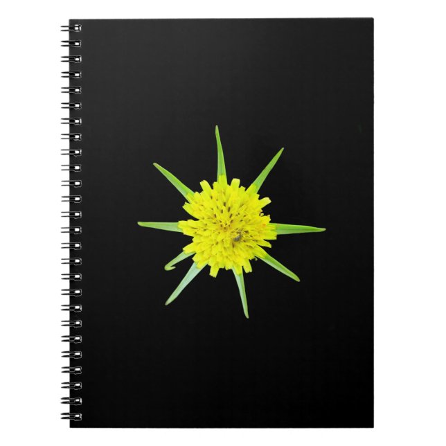 Petit Carnet de spirale de fleur sauvage de barbe  (Devant)