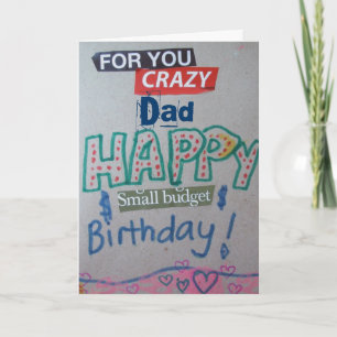 Petit carte customisée par papa heureux