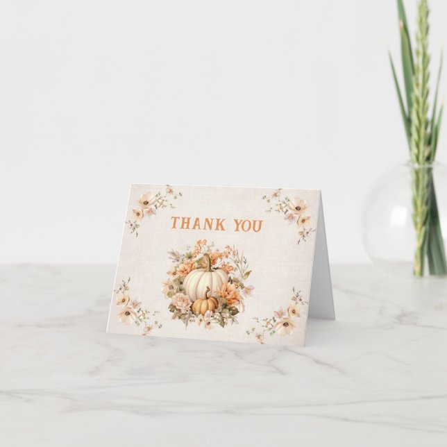 Petit Carte de remerciements de Baby shower Boho C (Devant)