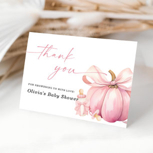 Petit Carte de remerciements de Baby shower Citrou
