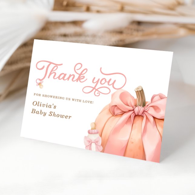 Petit Carte de remerciements de Baby shower Citrou (Créateur téléchargé)