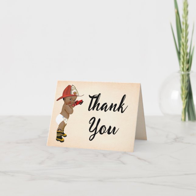 Petit Carte de remerciements de Baby shower de pom (Devant)