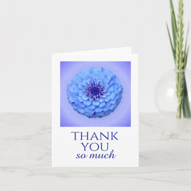 Petit Carte de remerciements plié par Jo Images (Devant)