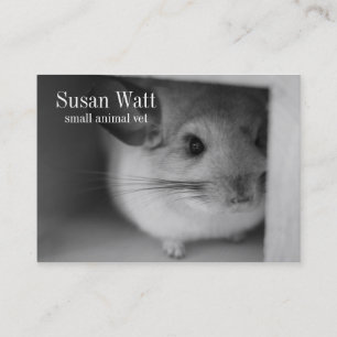 Petit carte de visite animal de vétérinaire