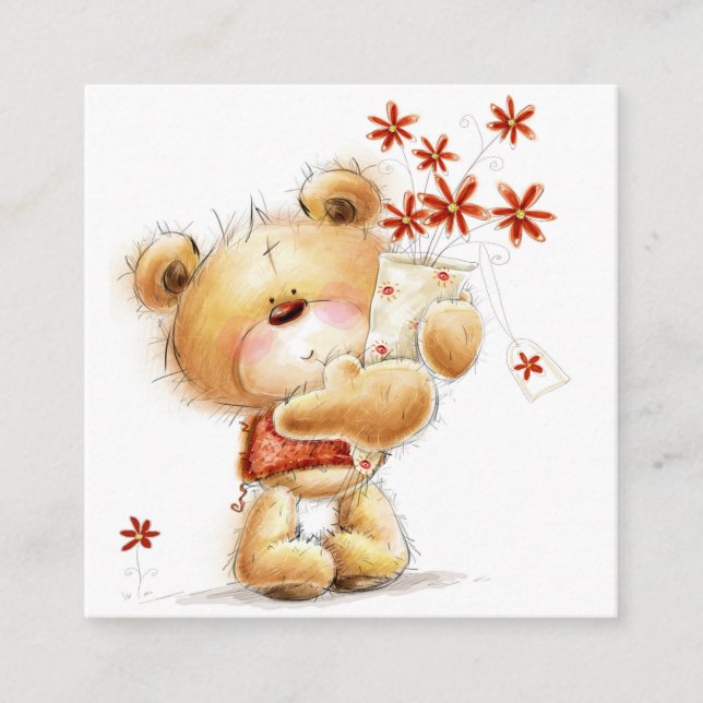 Petit Carte de visite Merci (Devant)