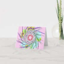 Petit Carte pour notes vierge plié