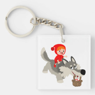 Petit Chaperon Rouge & Porte - clé Acrylique Wolf