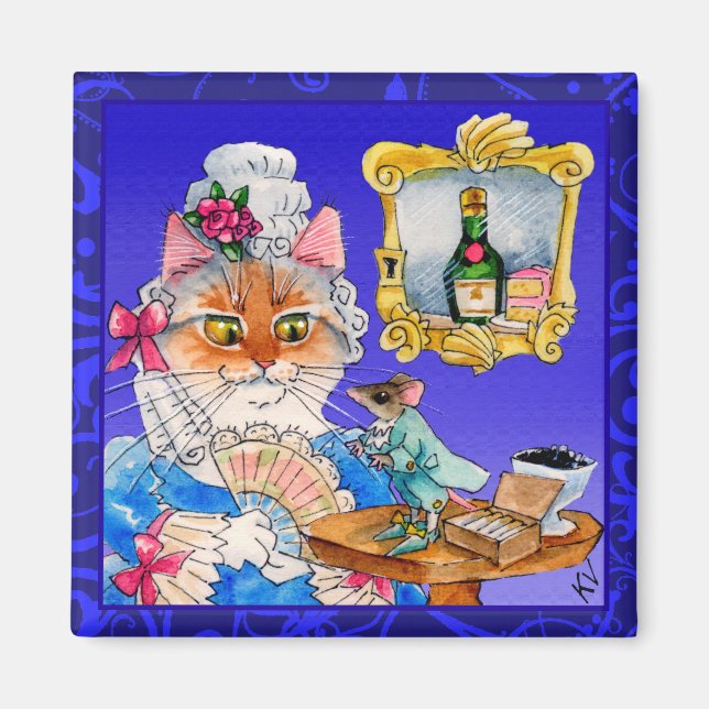 Petit chat Queen Marie Antoinette aimant (Devant)