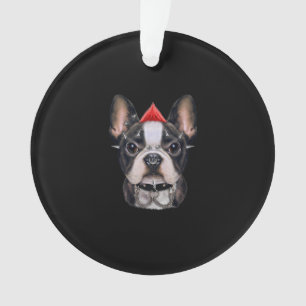Petit Chien à baldaquin français en Punk Rock Styl