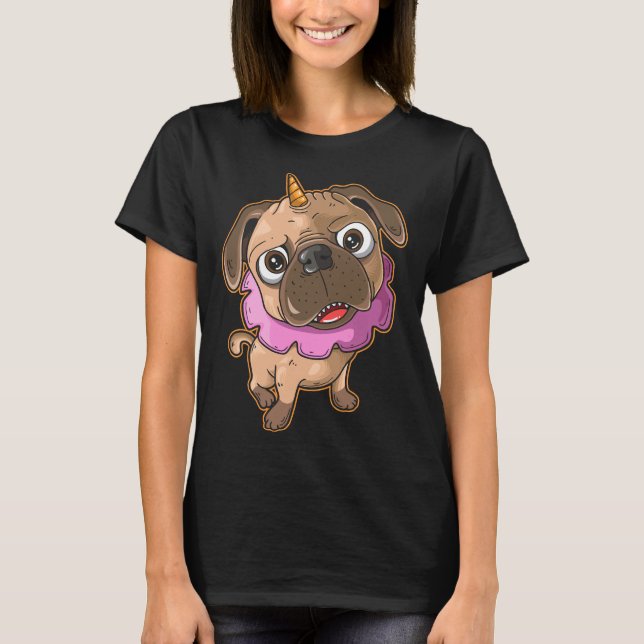 Petit chiot carlin indispensable T-shirt 126 (Devant)
