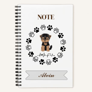 Petit chiot - Carnet spiral