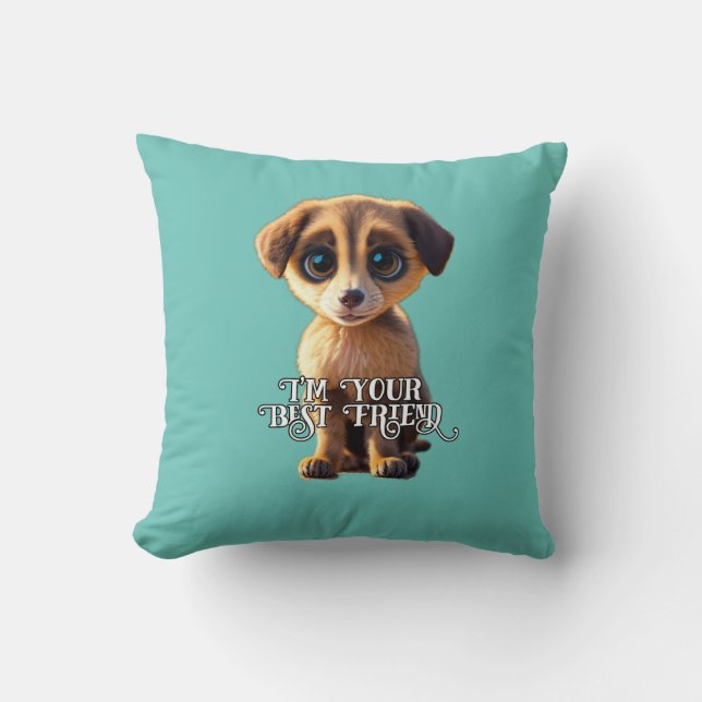 Petit chiot Coussin (Recto)